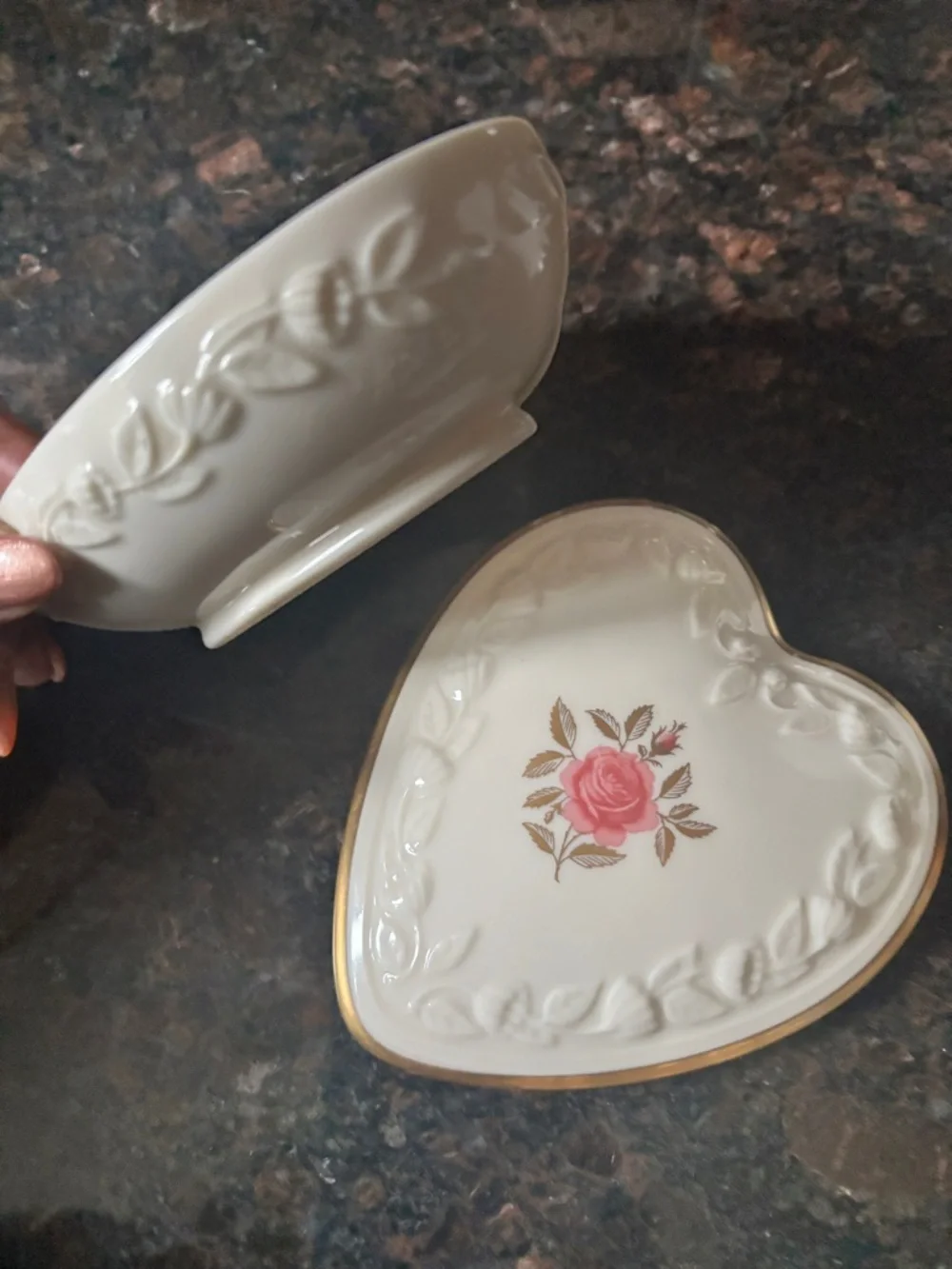 Lenox Rhodora Pattern Trinket Box - Picture 5 of 8